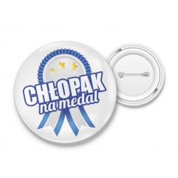 Przypinka Chłopak na medal